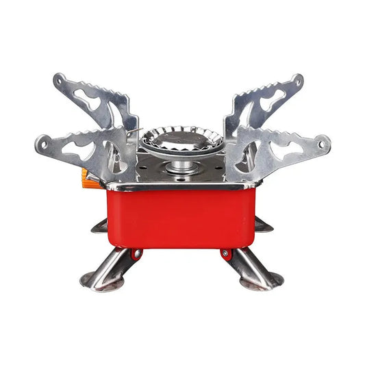 KTX-500883 Portable Folding Mini One Burner Gas Stove for Travel, Camping and Picnics