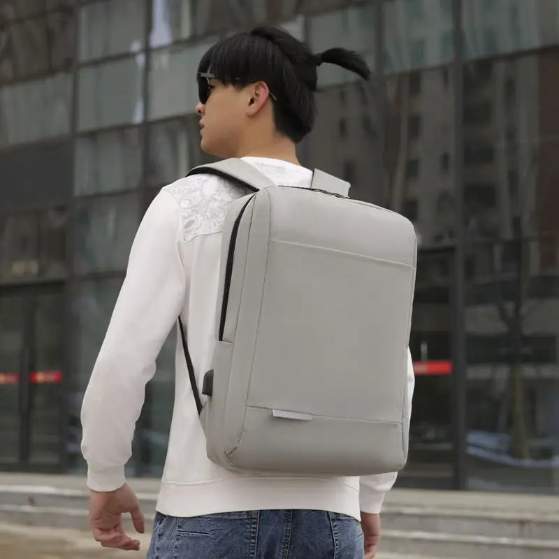 KTX-030483 Custom Men's Waterproof Polyester Laptop Backpack for Business and Travel