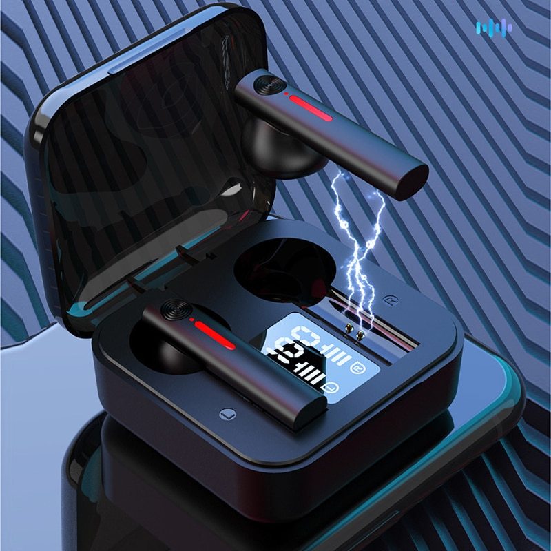KTX-443219 Wireless Bluetooth Earbuds with Dual Connectivity, Call & Voice Control, Battery Display - Available in Black, White, Pink