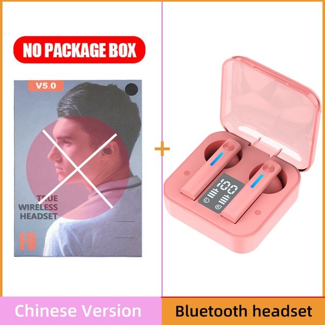 KTX-443219 Wireless Bluetooth Earbuds with Dual Connectivity, Call & Voice Control, Battery Display - Available in Black, White, Pink