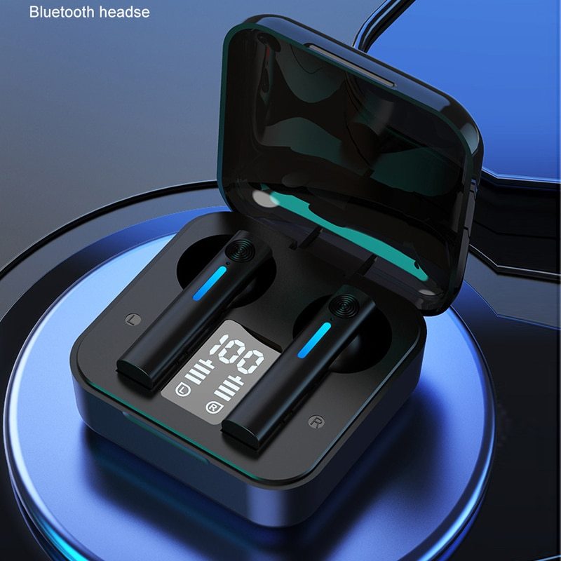 KTX-443219 Wireless Bluetooth Earbuds with Dual Connectivity, Call & Voice Control, Battery Display - Available in Black, White, Pink
