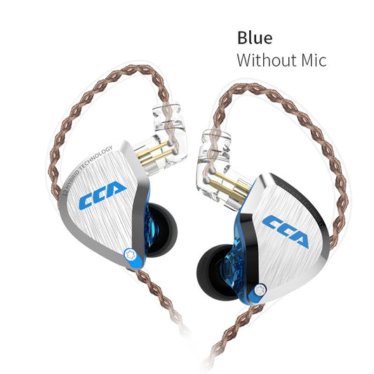 KTX-624723 In-ear Hybrid Drive Earphones with Noise Reduction and Heavy Bass - CCA C12 Model