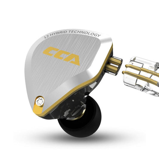 KTX-624723 In-ear Hybrid Drive Earphones with Noise Reduction and Heavy Bass - CCA C12 Model