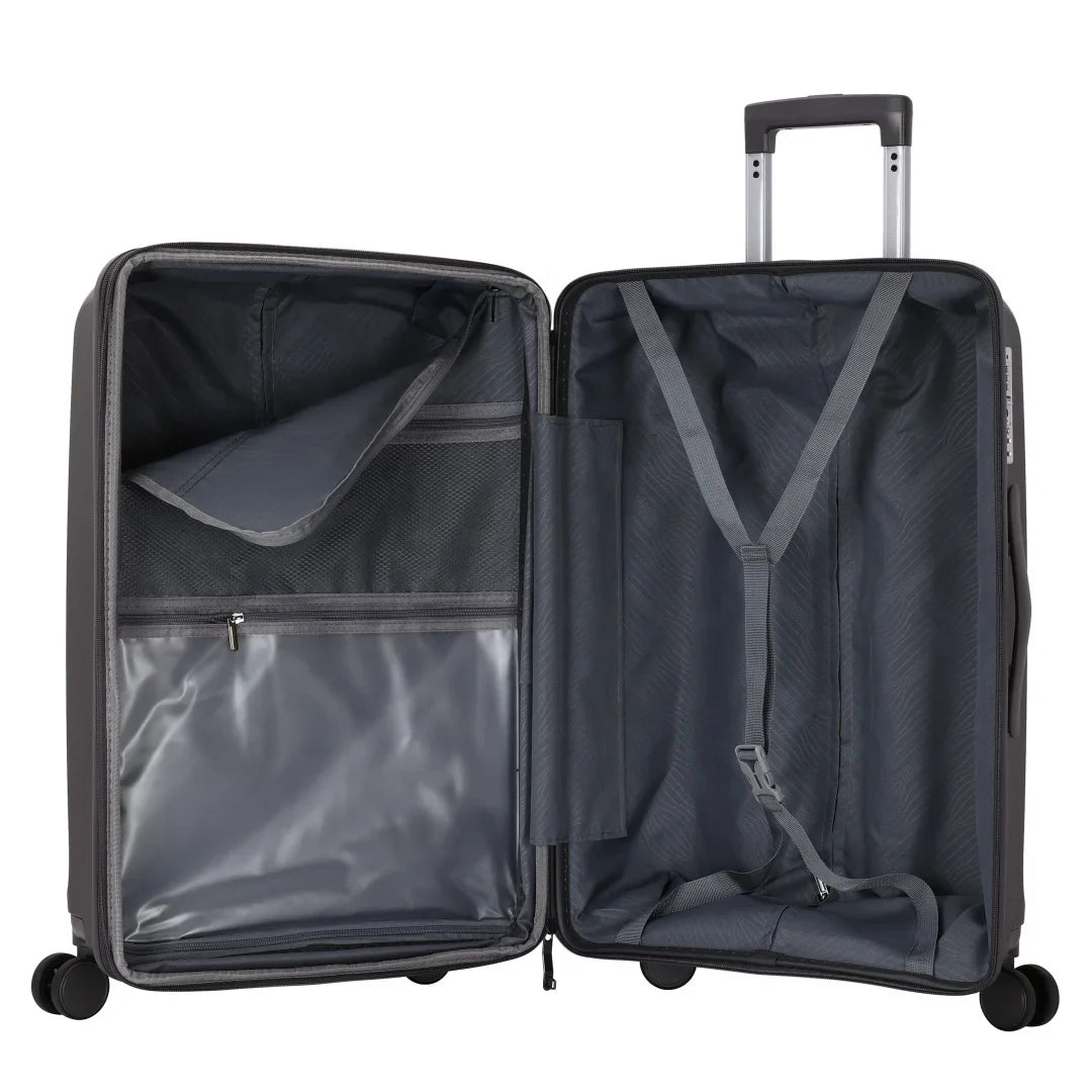 KTX-930195 Durable Lightweight Cabin Size Luggage with Spinner Wheels and Scratch-Resistant Design
