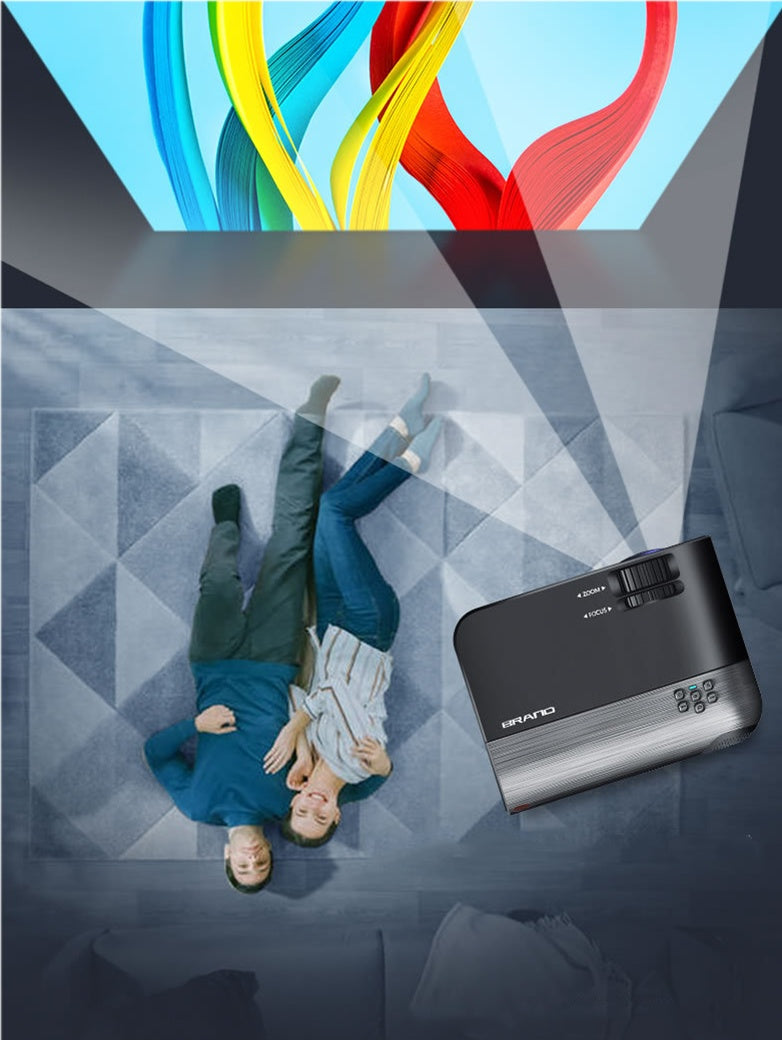 KTX-798419 Smart Wireless Screen Projector with AI Voice Control and 8K Blu-ray Lens