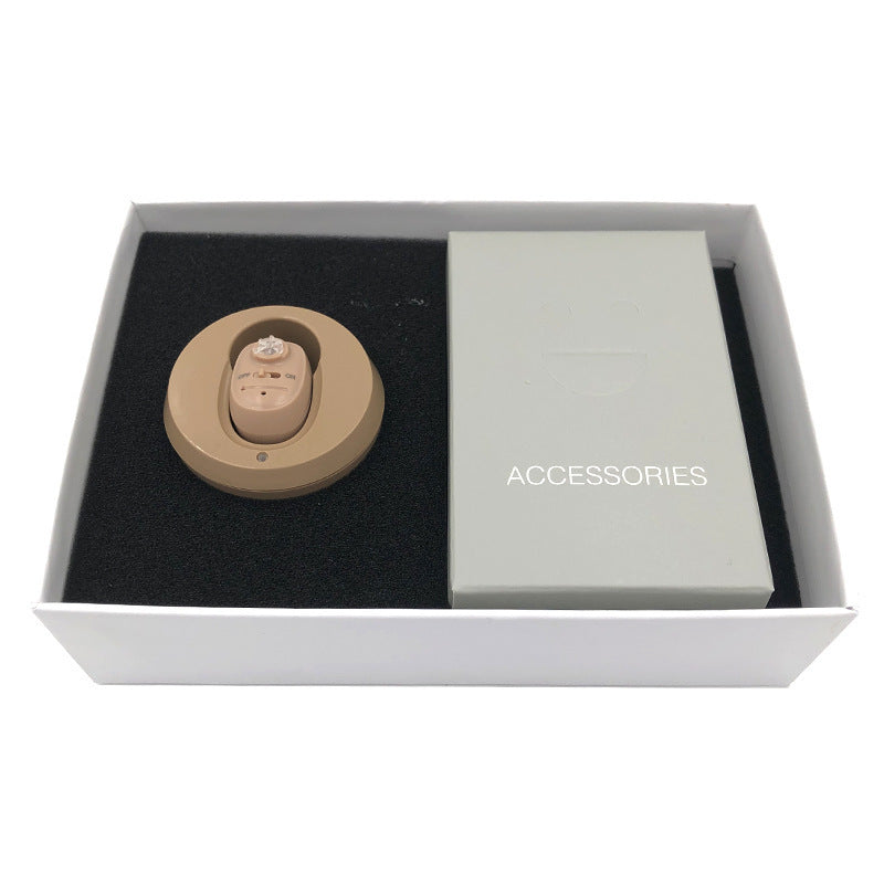 KTX-715923 Classic Sound Amplifier 1410 - 38cm Silicone Sound Collector in Black, Camel, and White