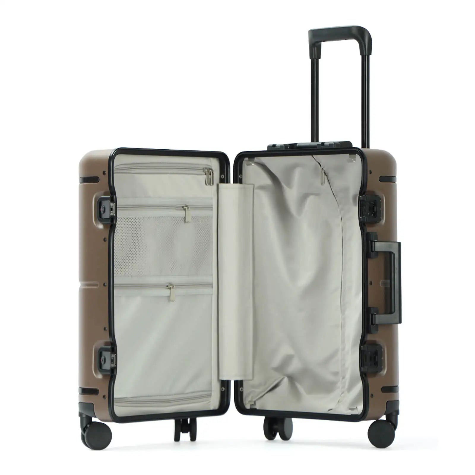 KTX-847699 Aluminium Frame 20-Inch Travel Trolley Luggage Suitcase for PC Carry-On