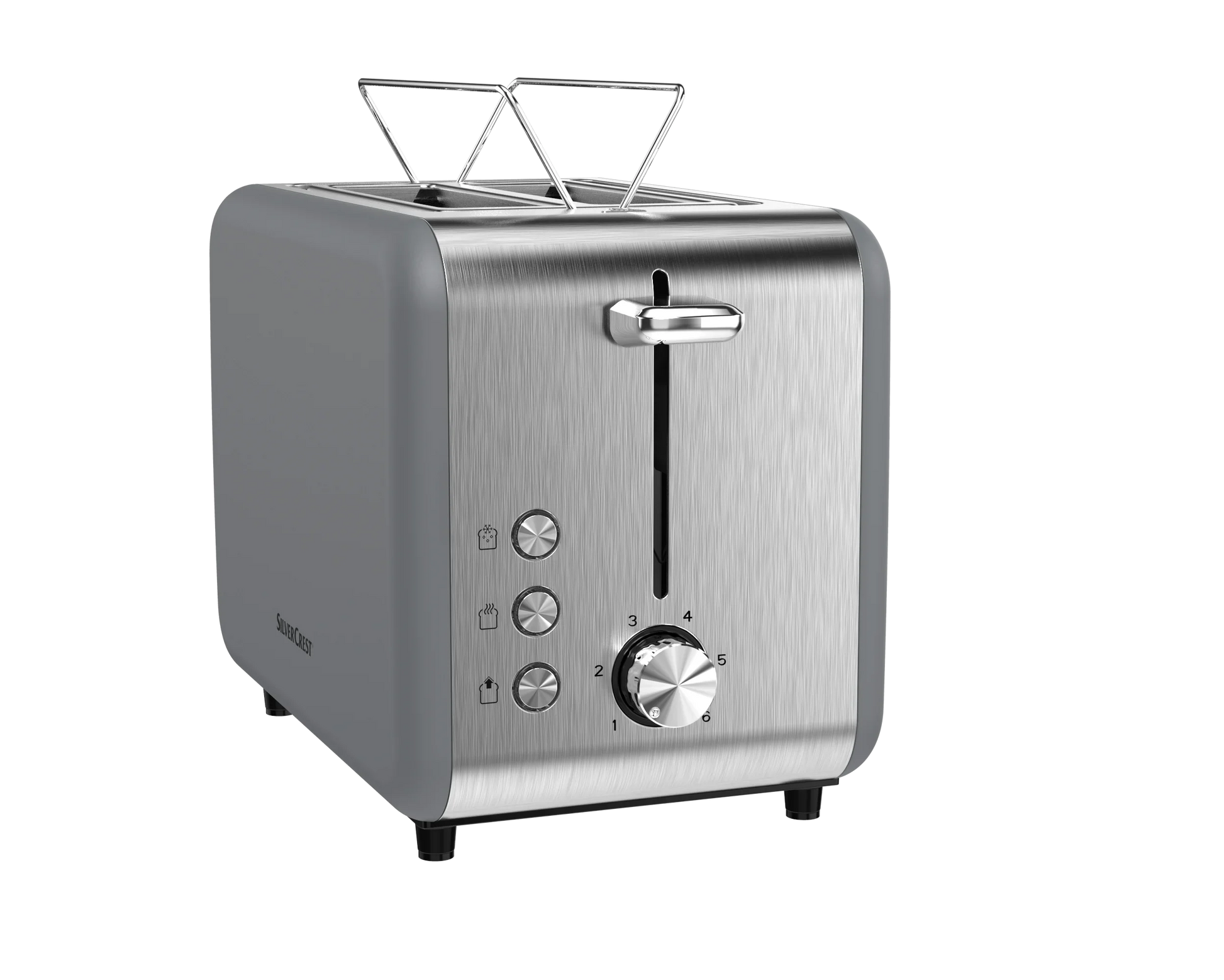 KTX-206355 Customisable Retro 2-Slice Toaster with Defrost, Reheat, and Cancel Functions