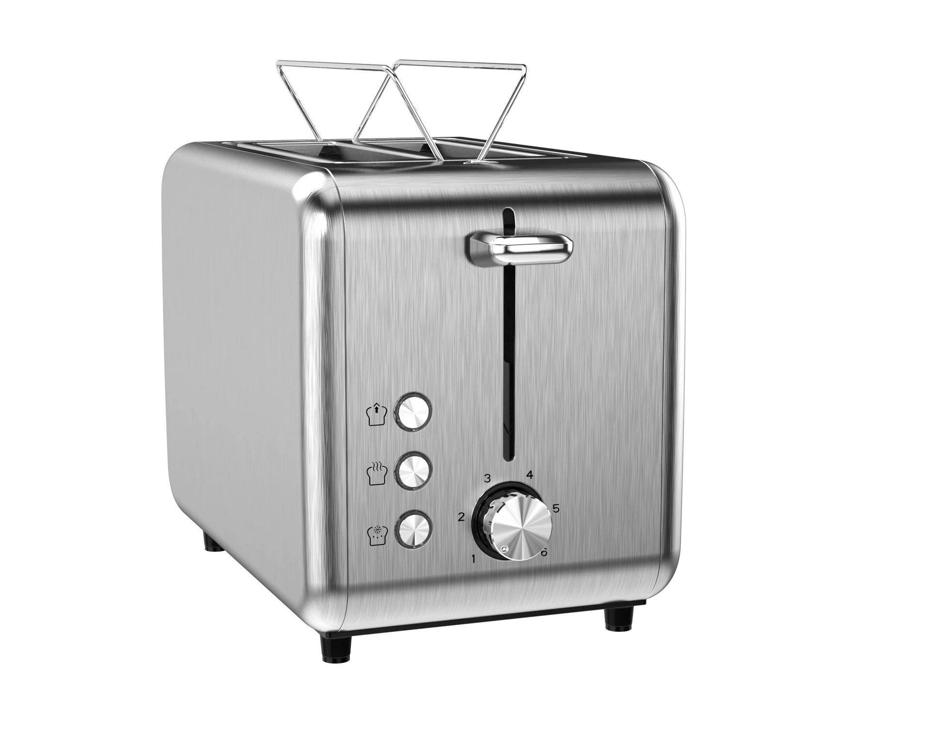 KTX-206355 Customisable Retro 2-Slice Toaster with Defrost, Reheat, and Cancel Functions