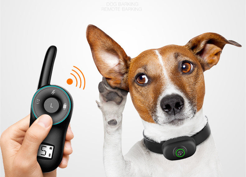 KTX-233683 Rechargeable Waterproof Dog Training Collar with Remote Bark Control - Shock and Vibration Modes