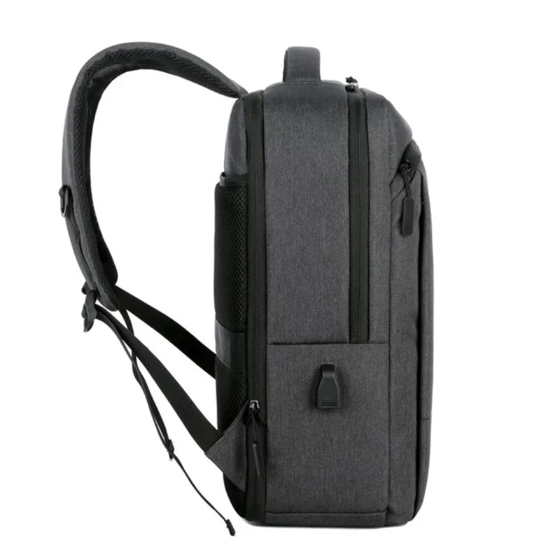 KTX-953747 Waterproof Nylon 15.6 Inch Laptop Backpack with USB Charging Port for Business Travel