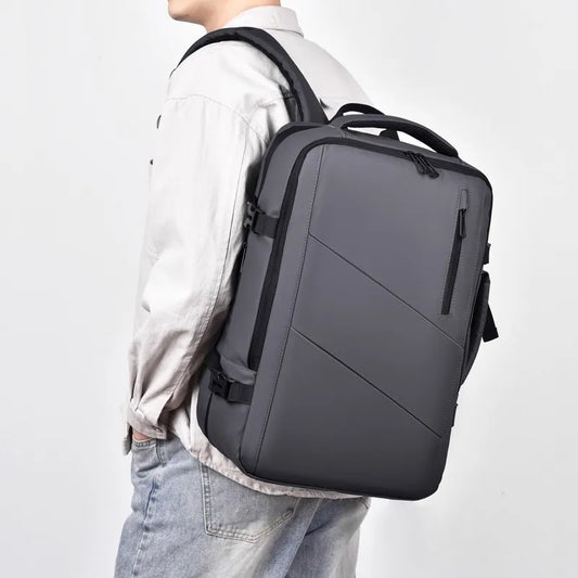 KTX-838483 Versatile Waterproof USB Nylon Backpack for 15.6 Inch Laptops