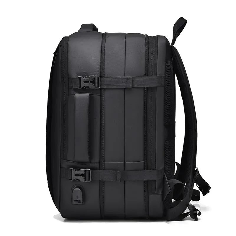 KTX-838483 Versatile Waterproof USB Nylon Backpack for 15.6 Inch Laptops