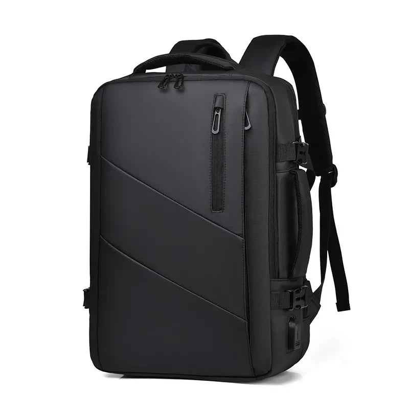 KTX-838483 Versatile Waterproof USB Nylon Backpack for 15.6 Inch Laptops