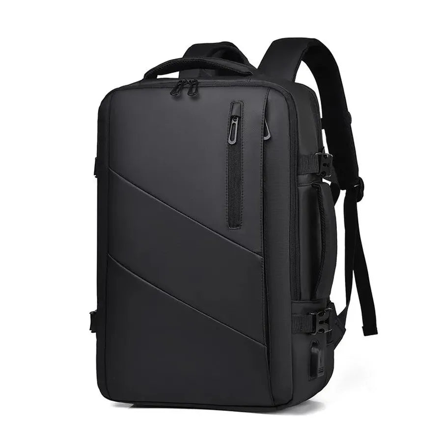 KTX-838483 Versatile Waterproof USB Nylon Backpack for 15.6 Inch Laptops