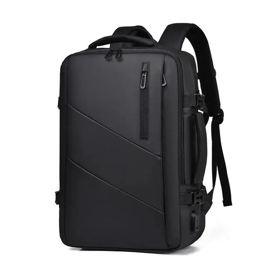 KTX-838483 Versatile Waterproof USB Nylon Backpack for 15.6 Inch Laptops