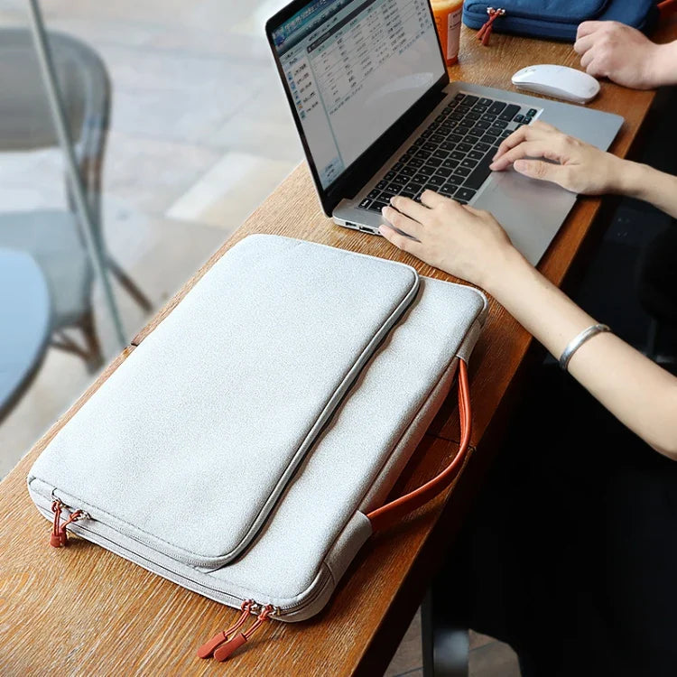 KTX-507667 Lightweight Waterproof Laptop Briefcase for 13, 14, and 15.6 Inch Devices - Suitable for Business Use