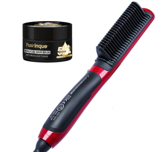 KTX-254611 Automatic Adjustable Temperature Hair Straightener - 360° Rotatable Cord - Fast Heating Ceramic Technology - Suitable for All Hair Types - Global Voltage 110-220V - 25W-35W Power