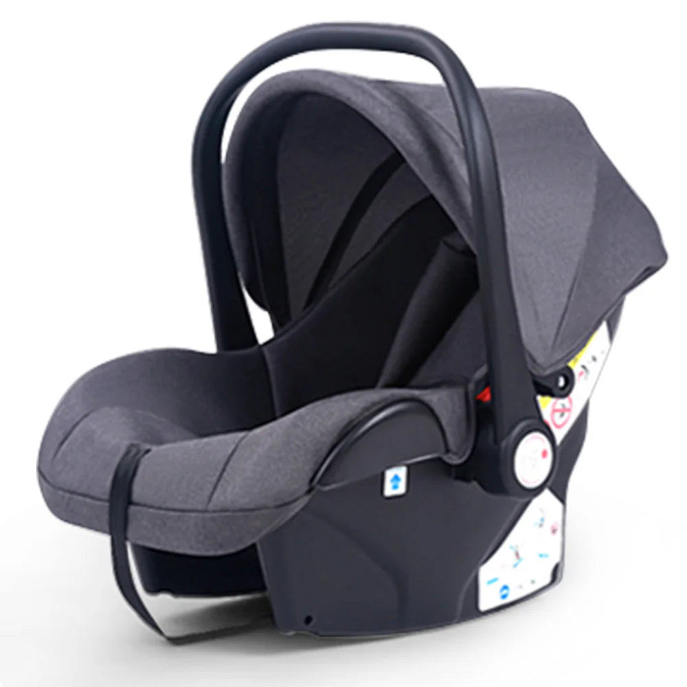 KTX-255379 3-in-1 Lightweight Travel Pram with Luxury Folding Stroller and Baby Car Seat