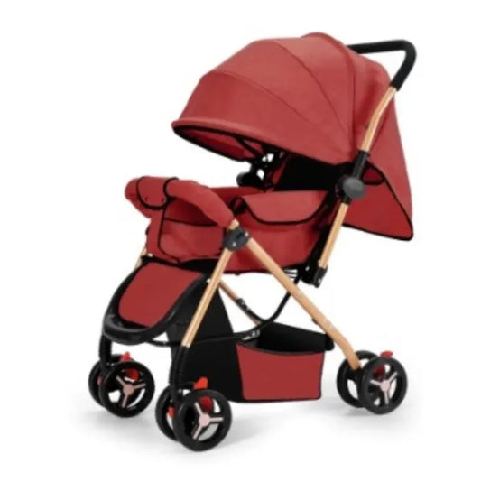 KTX-500563 Stylish Baby Stroller with Sunshade and Windproof Back Curtain