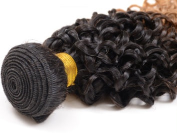 JMT-479946 Gradient Real Human Hair Extensions Wig for Versatile Styling