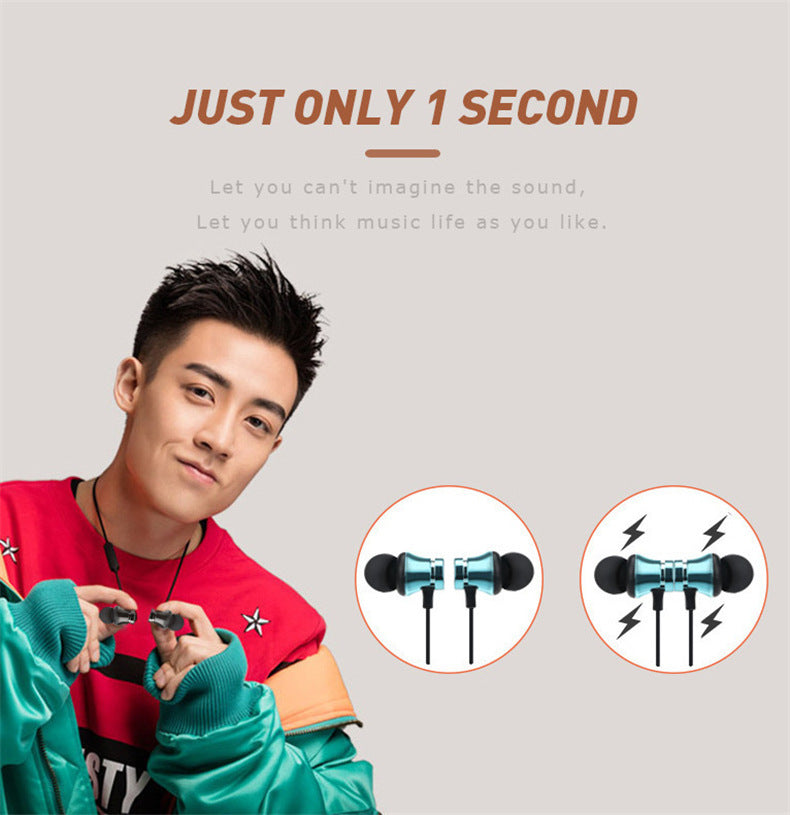 KTX-968211 Bluetooth Sports Neckband Headset with Stereo Sound, Voice Control, and Dual Connection Support