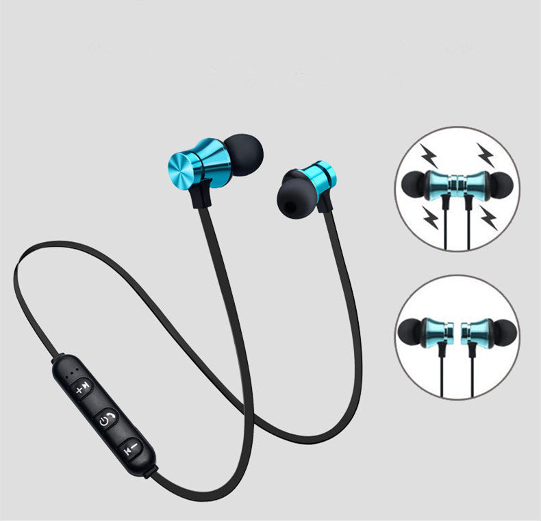 KTX-968211 Bluetooth Sports Neckband Headset with Stereo Sound, Voice Control, and Dual Connection Support