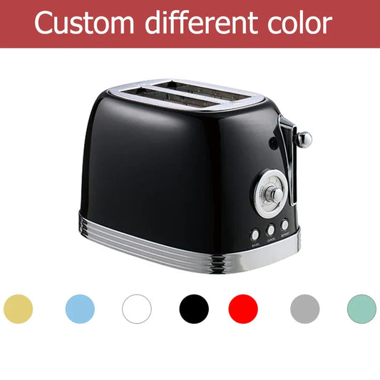 KTX-649299 Multifunctional Retro Electric Toaster 815W with Adjustable Settings