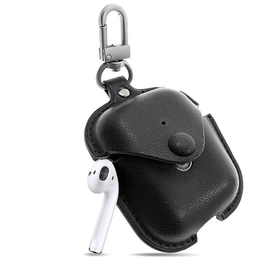 KTX-984019 Compact Clamshell Bluetooth Headset Case - PU Material, Dustproof, Shockproof, Lightweight and Easy to Store