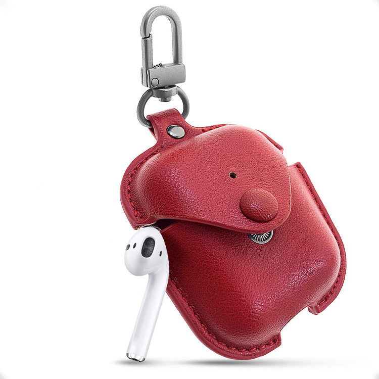 KTX-984019 Compact Clamshell Bluetooth Headset Case - PU Material, Dustproof, Shockproof, Lightweight and Easy to Store