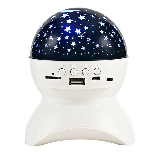 KTX-543827 Bluetooth Colorful LED Projector Speakers with Voice Prompt and 6-Hour Battery Life