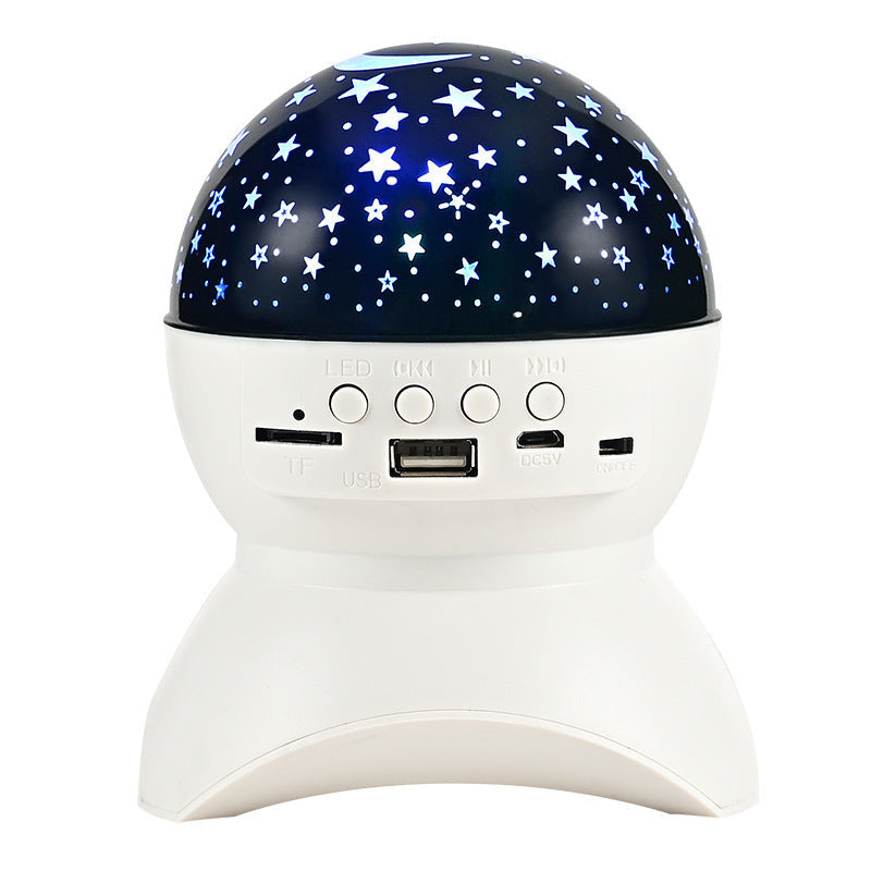 KTX-543827 Bluetooth Colorful LED Projector Speakers with Voice Prompt and 6-Hour Battery Life
