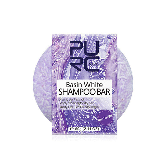 KTX-608467 Hand-Extracted Natural Shampoo Soap with Plant Extracts for Nourished and Shiny Hair