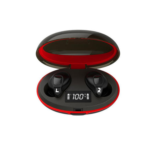 KTX-996819 Bluetooth Earbuds with Voice Control, Stereo Sound, and Multi-Point Connection - Black