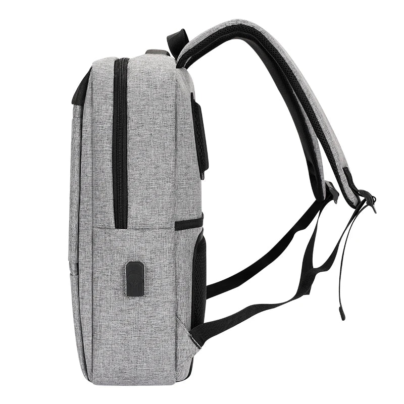 KTX-593299 Durable Waterproof Laptop Backpack with USB Charging Port and Large Capacity for Business and Travel
