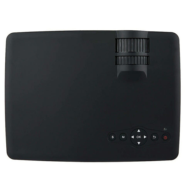 KTX-653843 Compact Front Projection Home Projector with 1000 Lumens Brightness and 30-100 Inch Projection Size