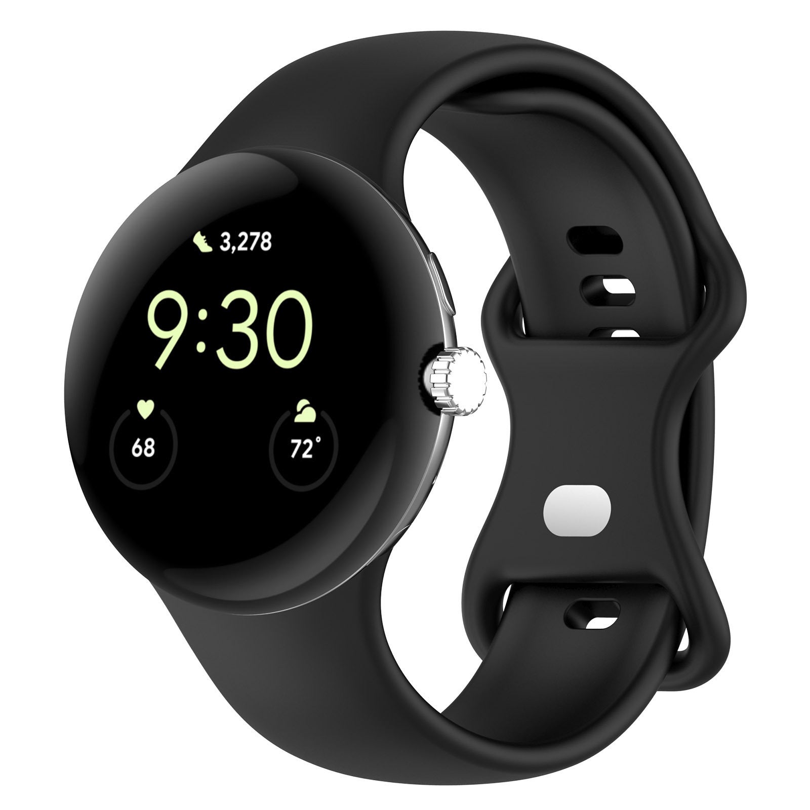 KTX-527059 Google Pixel Watch 1 & 2 Compatible Edible Silicon Watch Bands in Multiple Colors