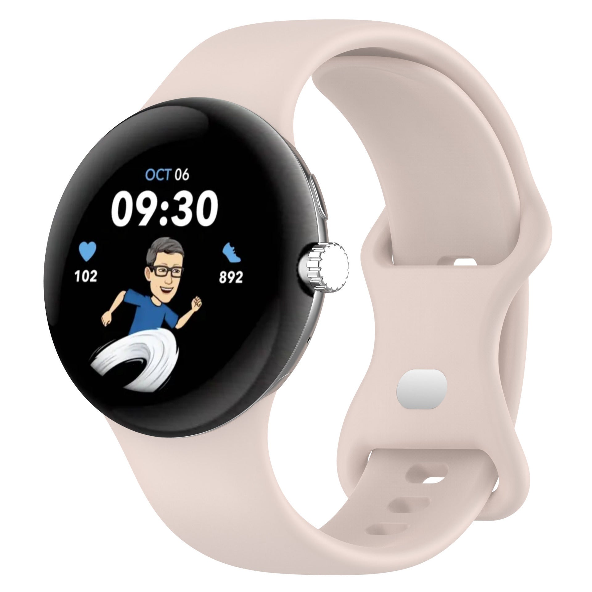 KTX-527059 Google Pixel Watch 1 & 2 Compatible Edible Silicon Watch Bands in Multiple Colors
