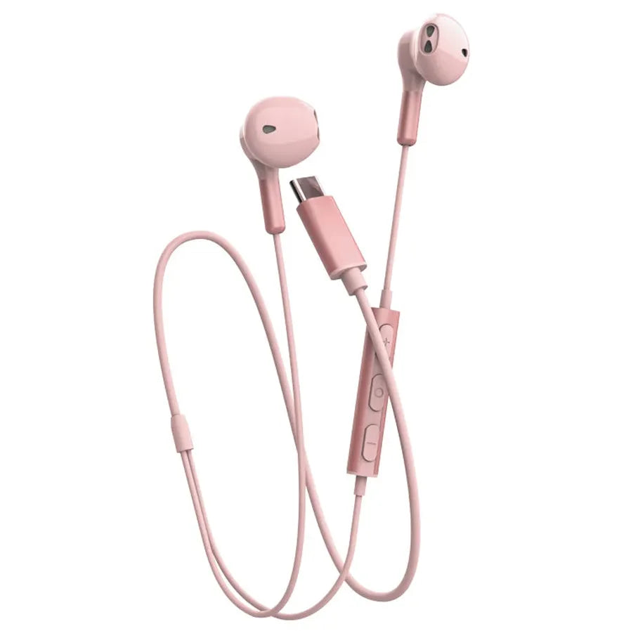 KTX-813395 USB C Wired Earbuds with Microphone for Android Devices - Stereo Sound Wired Earphones