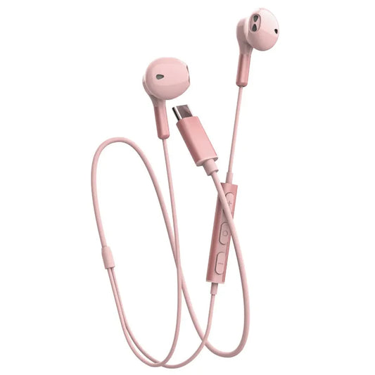 KTX-813395 USB C Wired Earbuds with Microphone for Android Devices - Stereo Sound Wired Earphones