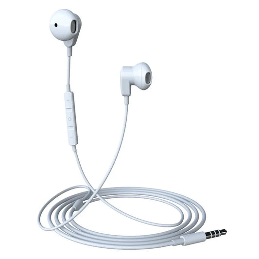 KTX-246035 3.5mm Wired HiFi Earphones with Microphone for iPhone and Samsung Devices