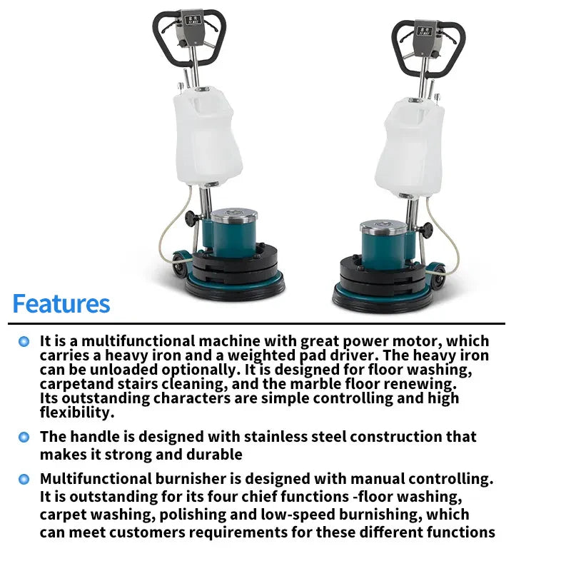 KTX-322451 Marble Polishing and Floor Cleaning Machine for Effective Carpet and Waxing Solutions