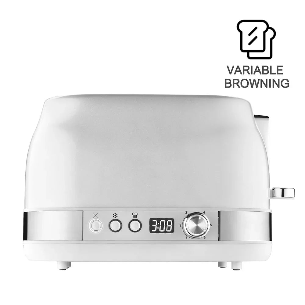 KTX-732947 Pink Mini Hamburger Bun Toaster with LCD Display for Fast Food Preparation