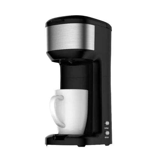 KTX-493203 2-in-1 Electric Coffee Maker with Multi-Portion Brew Capability for K Cup Capsules