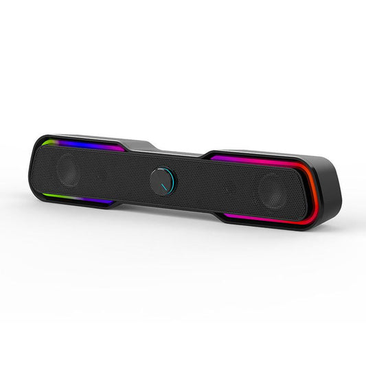 KTX-085075 RGB Subwoofer Audio System for Computer and Mobile Devices - 2.1 Channel, USB Interface, Black, 1.2M Cable