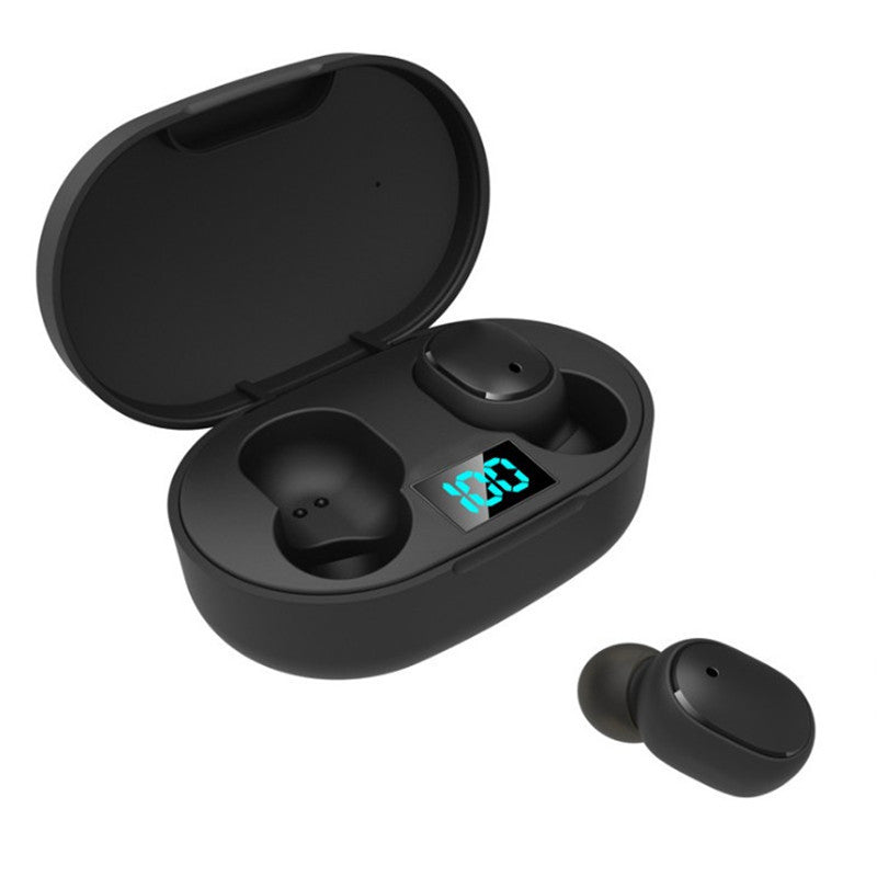 KTX-572691 Digital Display True Wireless In-Ear Bluetooth Headset for Sports - Stereo Sound, Mini Design, Bilateral Stereo