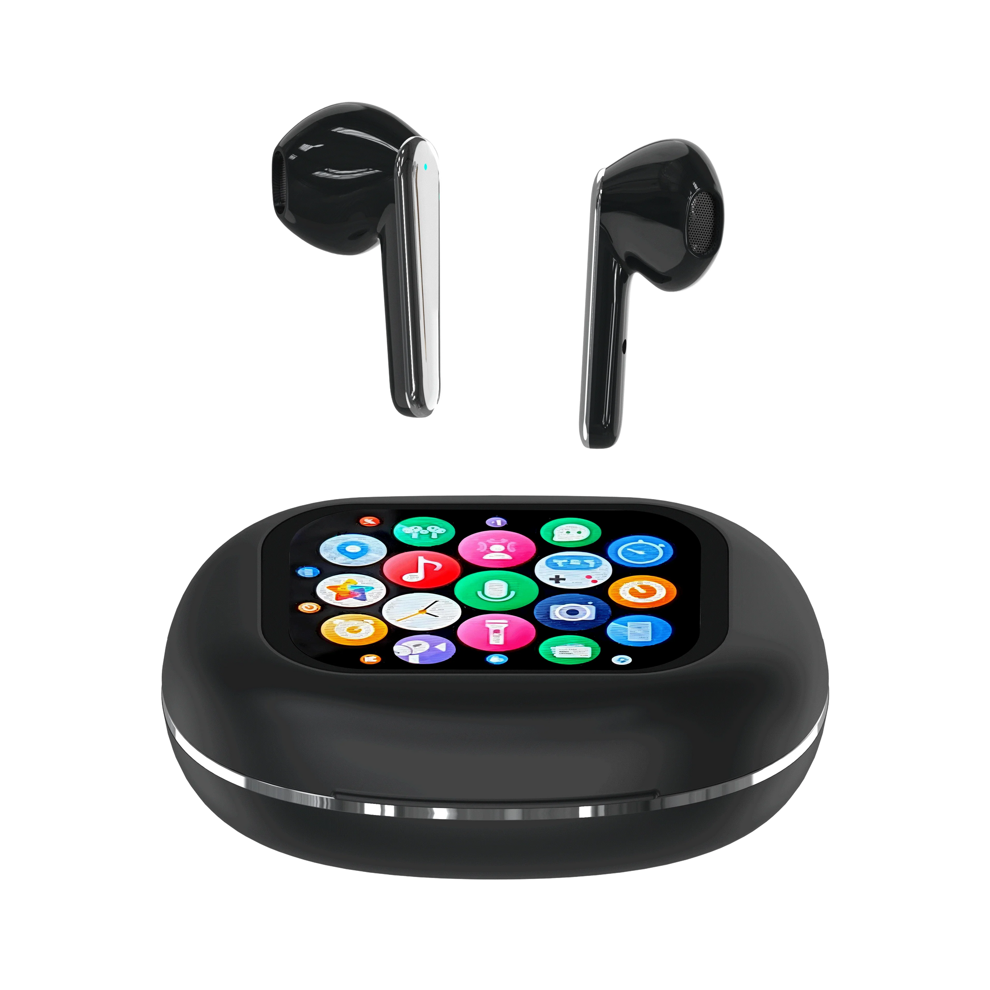 KTX-379667 YX56 TWS Gaming Earbuds with Smart Screen, ANC+ENC Technology, and LED Battery Indicator