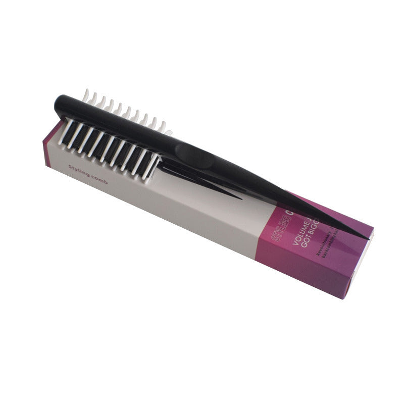 KTX-099987 Multifunctional Hair Shark Styling Comb and Dryer in Black and White