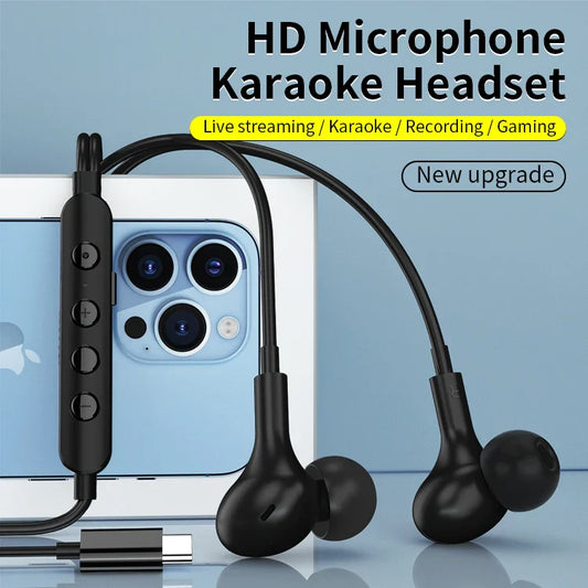 KTX-994195 Wired Metal Bass Gaming Headphones with Voice Changing and Recording Feature