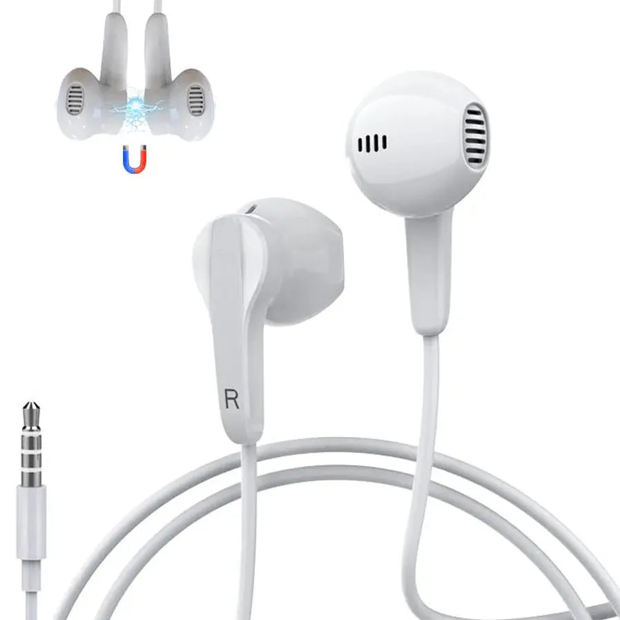 KTX-911699 Wired Stereo Earbuds with Microphone and Volume Control for 3.5mm Devices